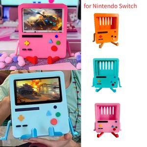 Stands Game Console Support Storage Holders Racks Söt tecknad för Nintendo Switch Holder Charger Dock för Nintendo Switch -tillbehör