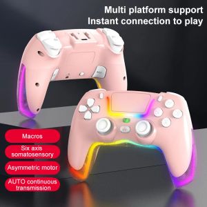 Consoles PS4 Gamepad Android Tablet Bluetooth Wireless Mobile Telefon GamePad TV Computer till och med Dazzling Hand Game Gamepad