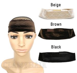 Velvet شعر مستعار قبضة قابلة للتعديل غير القابل للتعديل Nonslip Head Hair Band Wigrip Fit All Heads Hold Wigs5993477