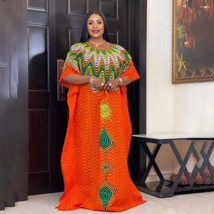 Ethnische Kleidung Afrikanische Kleider für Frauen 2024 Sommer Traditionelle böhmische Boubou Robe Kleid Dashiki Marokko Kaftan Abaya Kleid Kaftan