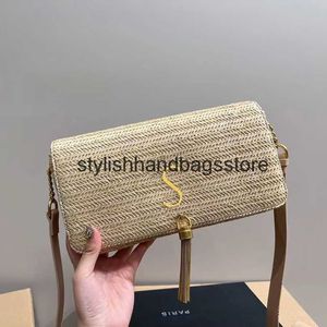 Cross Body Women Raffias Projektanci torba Fasion Metal Cain and Bag Weave Winps Envelope Te Totes Crossbody OBO Clu Straw Beac Soulder Bagh24221