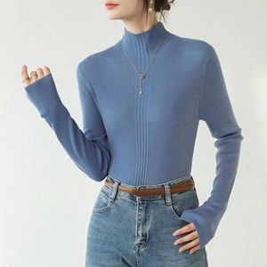 Kvinnors blusar kvinnliga modala turtleneck tshirts kvinnor full ärm tee tröjor lady solida mjuka bas toppar t-shirts höst vinterstorlek