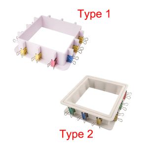 attrezzature Alloggiamento per stampi regolabile per la realizzazione di stampi Strumenti per telaio di plastica per stampi in resina fai-da-te