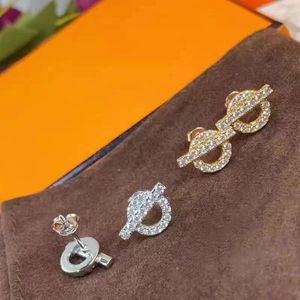 스터드 귀걸이 Moissanite Pig Nose Diamond Test 통과 하이 보석 럭셔리 파티 선물 스털링 실버 보석