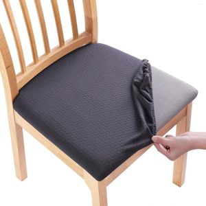 Chair Covers Olanly Stretch Cover For Dining Room Elastic Jacquard Desk Seat Cushion Protector Prevent Dirt Home Decoration