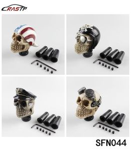 RASTP Racing Car Gear Shift Knob Devil Head Knob Modified Resin Knob Soldier Skull With Hat And Glasses LSSFN0442797872