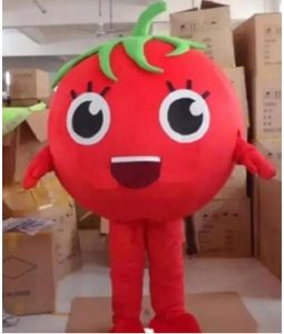 2025 Färska grönsaker tomat aubergine morot tecknad dockor maskot kostymer props kostymer halloween