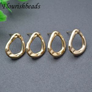 Back Nickel Free Anti Rust Gold Color Drop Shape Earring Hooks for Jewelry Making Accessories 20pcs Per Lot