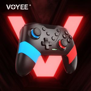 GamePads Voyee Wireless Bluetooth Gamepad dla kontrolera Nintendo Switch Joystick dla przełącznika Lite Android Telefon Windows PC Game Control