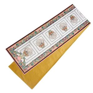 Luxury classic table runner tables flag European and American style designer printing dinner party Christmas New home decoration s253S