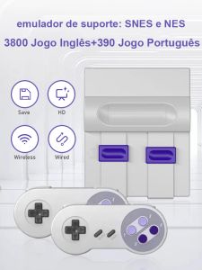 Konsolen 16Bit Wired/Wireless TV Video Familie 4000+ Spielekonsole Everdrive Für Super NES SFC FC Retro Spiel Für SNES Weihnachtsgeschenke