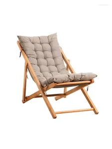 Camp Furniture Folding Solid Wood Chair Balcony Lazy Lounge Office Single Siesta Portable Outdoor Beach