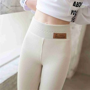 Calças femininas capris menina roupas de inverno criança crianças bebê meninas algodão com nervuras quente tornozelo leggings elástico básico calças de comprimento total para o inverno legginl2402