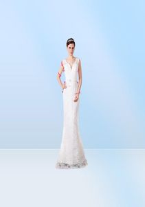 Latest Design A Line Wedding Dresses Top Selling Princess Long Bridal Gowns W1428 Spring VNeck Sash White and Purple Satin Beaded9418463