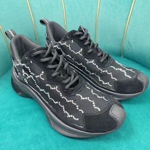 Women Run Mens Sneaker Shoes Mesh Leather Runners Brand designer shoes Unisex Running Shoe Crystal Interlocking G Embroidery Low Trainer EUR 35-45 1.25 01