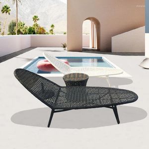 Camp Furniture Outdoor Recliner Swimming Pool Rattan Bed Balcony Terrace Leisure Garden