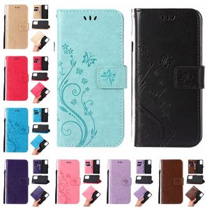 Moda skórzana portfel dla Motorola G 5G 2024 Moto G Power 5G 2024 Luksusowy kwiat Butterfly Pu Flip Cover Card Glotka Identyfikator uchwytu Książka Stand Stand torebka