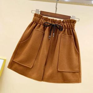 Womens Shorts Women Autumn and Winter High Waist Ropa Mujer