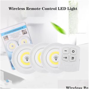 Other Household Sundries Wireless Remote Control Smart Led Light For Bedroom Human Body Induction Night Closet Wall Drop Delivery Ho Dh7En