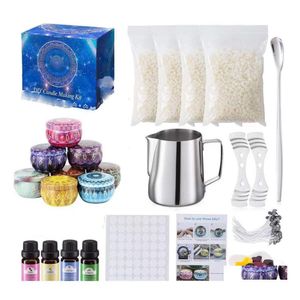 Candles Scented Making Beginners Set Complete Diy Candle Crafting Tool Kit Supplies Beex Melting Pot Fragrance Oil Tins D Drop Delive Dhnbw