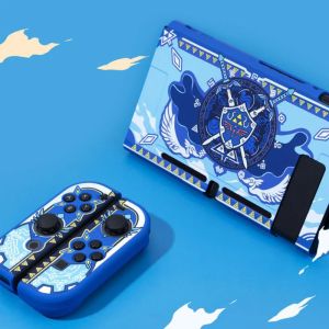 Casos fosco caso duro capa protetora escudo para skyward espada nintendo switch console ns joycon cristal protetor traseiro habitação pele