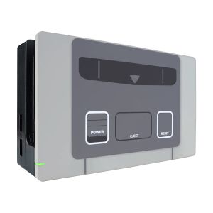 Kılıflar Extremate SFC SNES Klasik AB tarzı Özel Yüzey Plakası Yumuşak Touch Grip DIY yedek konut Nintendo Switch Dock