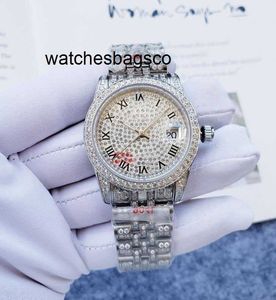 Mens Watch Clean Watch Diamond Diamond Designer 36 mm mechaniczny automatyczny moda Waterproof 904L Pas stalowy