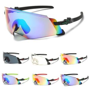 Eyewears 2022 UV400 Men's Sports Cycling Sunglasses Design Classic Brand Design de óculos de sol à prova de vento Sungles Sports Sunglass For Mulheres