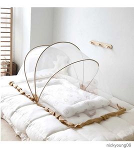 침대 그물 2023 New Baby Mosquito Net Newborn Crib 완전 덮개 아동도 안티 모스 키토 커버 접이식 모기 그물