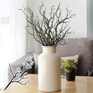 Decorative Flowers Simulation Plastic Corals Tree Branches Fake Plant Artificial Branch Home Wedding Decor DIY