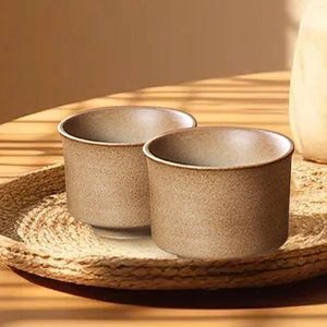 Tea Cups 2x Japanese Cup Drable Drinkware 125 ml Personligt porslinskaffe för husälskare Present Camping Home Outdoor