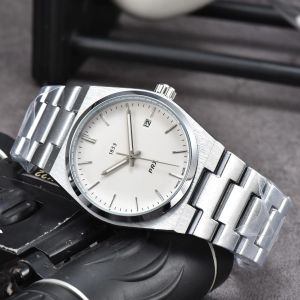 Neue Design Herren TISSOTITY Uhren Chronograph automatische mechanische Bewegung Männliche Uhr Luxus Business 1853 Armbanduhr Designer Uhren Männer PRX Uhr montre de