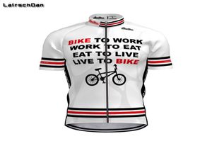 Lairschdan New 2020 Mens Cycling Jersey Tops Cool White Mtb Bike Clothing Pro Bicycle Shird半袖Hombre6189857