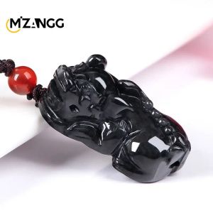 Pingentes Natural Myanmar Agrade Jadeite Personalizado Brave Ice Jade Pingente Pi Qiu Pingente Modelos Masculinos e Femininos Pingente Auspicioso