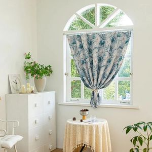 Gardin yanyangtian fönster gardiner för sovrum vardagsrum tryckt med plast hängande ringdörrskåp