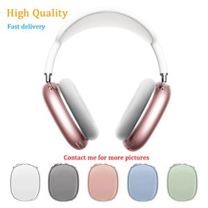 For APPLE Airpods Max Pro 2 bluetooth Headphone Accessories Transparent TPU Solid Silicone Waterproof Protective case AirPod Maxs Headphones Headset cover Case