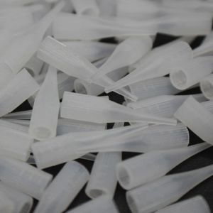 Sensorer 1000pcs tatuering Tips Plast Traditionell nål Små mössor för semi permanent makeup Eyebrow Lips Eyeliner Hine 1rl 3rl 5f