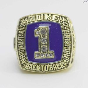 Band Rings 1992 NCAA Duke Blue Magic University Mistrz koszykówki Ring University Ring 7J96