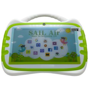 Oyuncular Kids Tablet PC Patlamalı Ekran Yelken Yelken Hava Yastığı Anti Break Ucuz Android 7 inç Oyun Sekme Hediye Çocuk Eğitimi Hediyesi