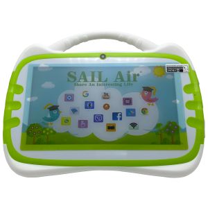 SPELARE KIDS TABLET PC med explosionssäker skärm SAIL AIR PAD ANTI BREAK Billiga Android 7 -tums spelflik gåva för barnutbildning gåva