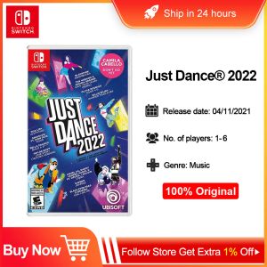 Deals Just Dance 2022 Nintendo Switch 게임 장르 음악 지원 스위치 OLED LITE TV Tabletop Handheld와 호환되는 1 ~ 6 명의 플레이어