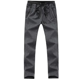 Sweatpants Sporting Pant Mens Cotton Sweat Pants Plus Size Sweatpant Casual byxa fett överdimensionerad 6xl 8xl jogger manlig elastisk midja stor hög lång