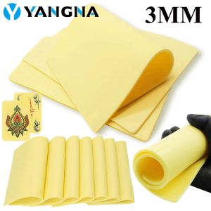 accesories 1/3/5/6/8/10pcs Big Tattoo Practice Skin 3mm Thick Double Side Fake Skin Sheet Big Blank Silicone Microblading Eyebrow Supply