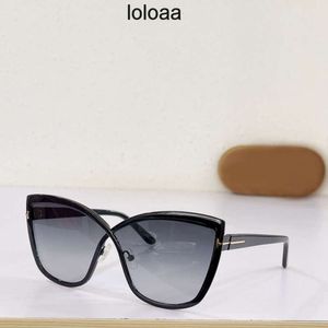 Ford tf tom para designer masculino senhoras óculos de sol moda luxo gato olho modei ft0715 e84v