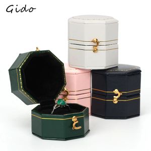 Rings 2021 Hot Sale Dark Green Multicolor Fashion Jewelry Ring Box For Marriage Proposal Anniversary Festival For Exquisite Fomale