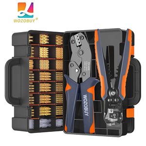 Wozobuy SN-48B PIN CRIMPING Tools 2.84.86.3mm 22-13Awg Crimper 0,5-2,5 mm² för bilterminaler Set Wire Electrical Hand Tools 240219