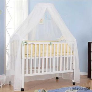 Crib Netting Universal Foldable Netting Mosquito Net Infant Canopy Round Bed Canopy Mosquito Net For Baby Summer Baby Crib Net Crib Dome