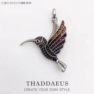 Carriers Pendant Colourful Hummingbird,2020 Brand New Cute Fashion Jewelry Europe Bijoux Lighess Gift for Woman