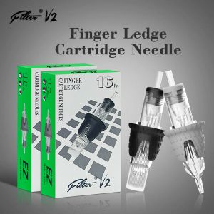 Needles EZ Filter V2 Tattoo Cartridge Needles Disposable Sterilized Safety for Permanent Makeup 16pcs Supply for Tattoo Machines Grips