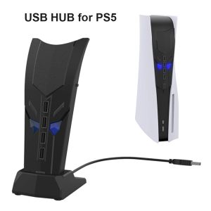 Adapter 4 Port USB Hub Splitter för PS5 PS4 Xbox Series X Nintend Switch Game Console Expansion Hub Highspeed USB Splitter Adapter